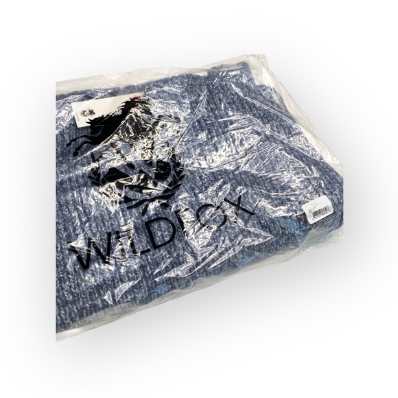 new Wildfox ❤︎ Drew Reversible Chunky Knit Oversized Sweater ❤︎ Galaxy Blue ❤︎ M - Picture 7 of 16